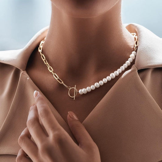 Sieradenset met Parels – Tijdloos & Elegant - Armband & Ketting