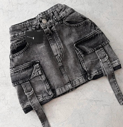 A-lijn Denim Rok voor Dames – Zomer Casual Met Zakken