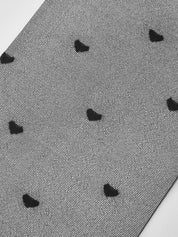 Hearts | Luxe Dames Panty's met Hartpatroon - Elegante, Hoogwaardige Stoffen Mix