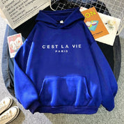 C'est La Vie | Comfortabele Dames Hoodie - Stijlvol met Trendy Ontwerp