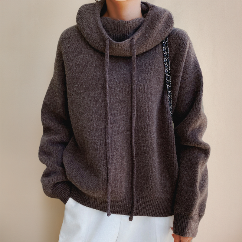 Roxy | Comfy Wollen Hoodie Dames met Capuchon - Oversized en Trendy