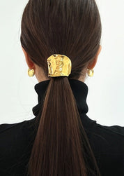 Ilana | Minimalistische Hair Cuff – Goud of Zilver Metaal