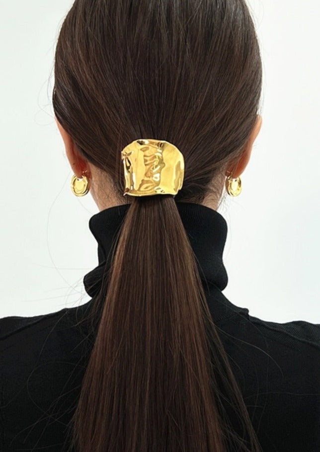 Ilana | Minimalistische Hair Cuff – Goud of Zilver Metaal