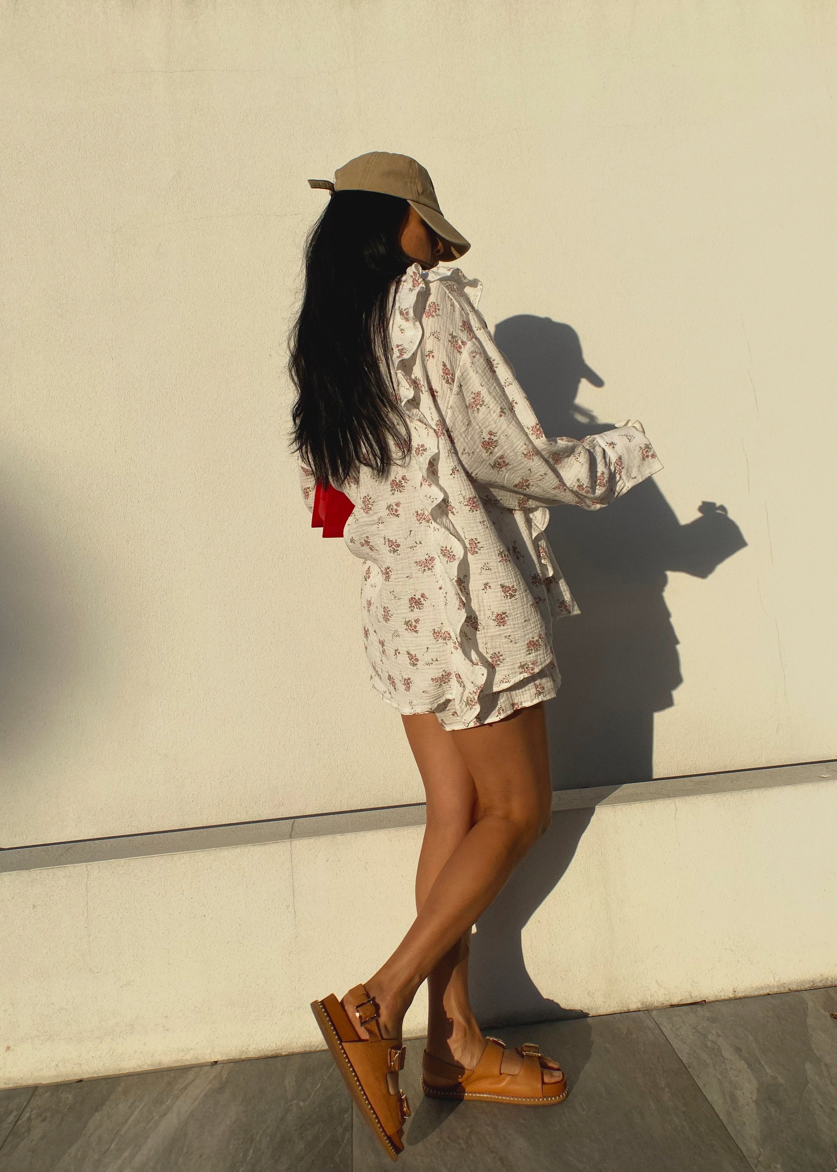 Milja | Zomerset van Katoen met Bloemenprint