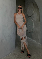 Arela | Beige Leren Handtas – Luxe Design Schoudertas