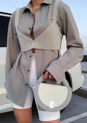 Aeryn | Parel Crop Top – Handgemaakt Design