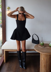 Milano | Trending Little Black Dress Flare Mini Jurk