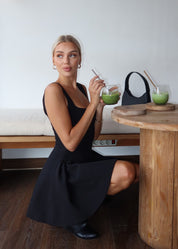 Milano | Trending Little Black Dress Flare Mini Jurk