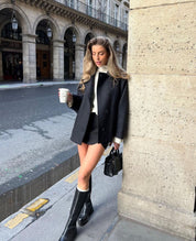 Acy | Oversized Wollen Jas Met Knopen