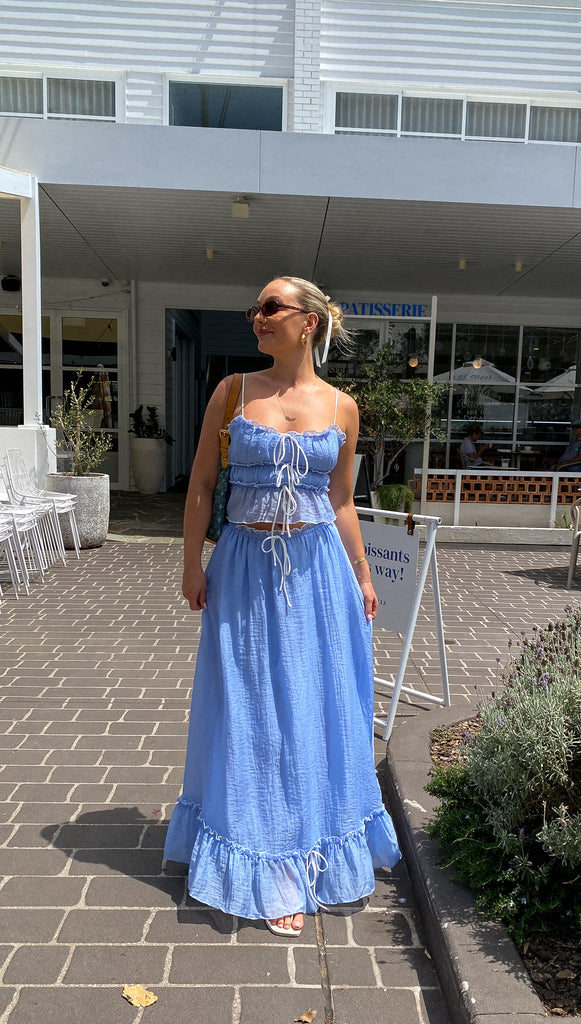 Cianna | Tweedelige Zomerset Dames – Top en Lange Rok