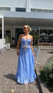 Cianna | Tweedelige Zomerset Dames – Top en Lange Rok