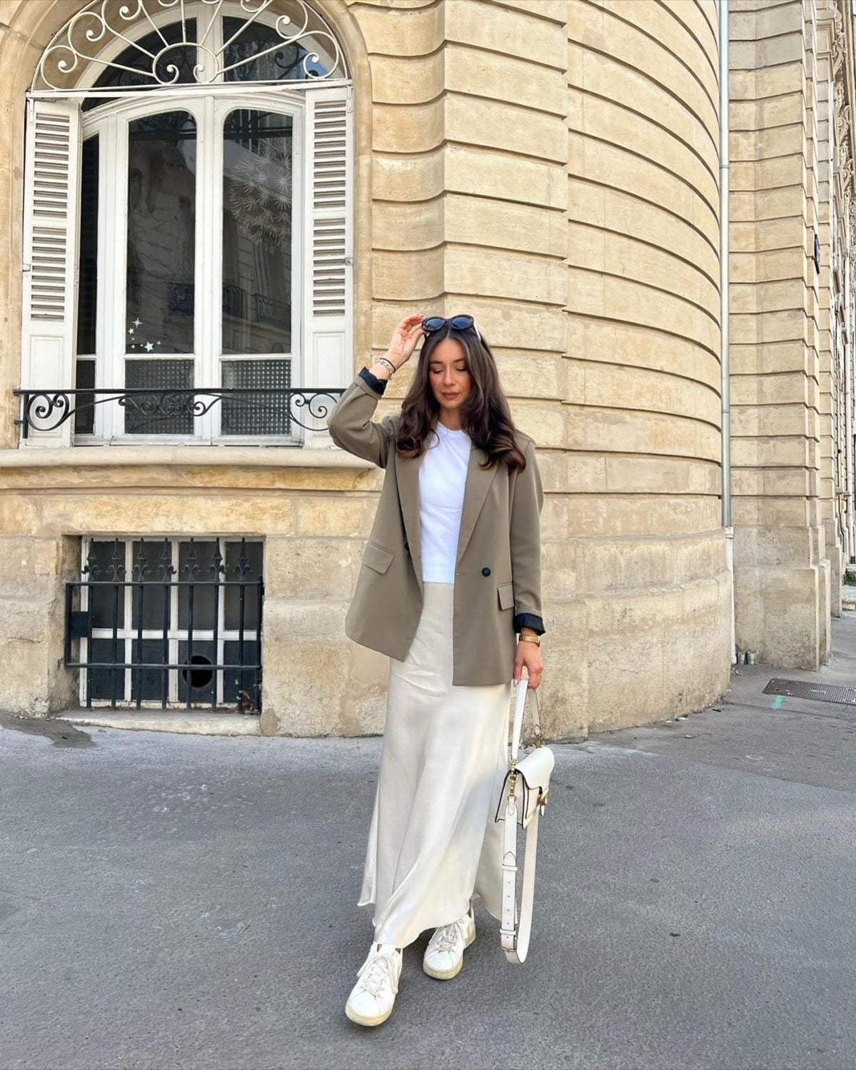 Adrianne | Maxi Rok Satijn Look met Subtiele Glans - Comfy & Luchtig