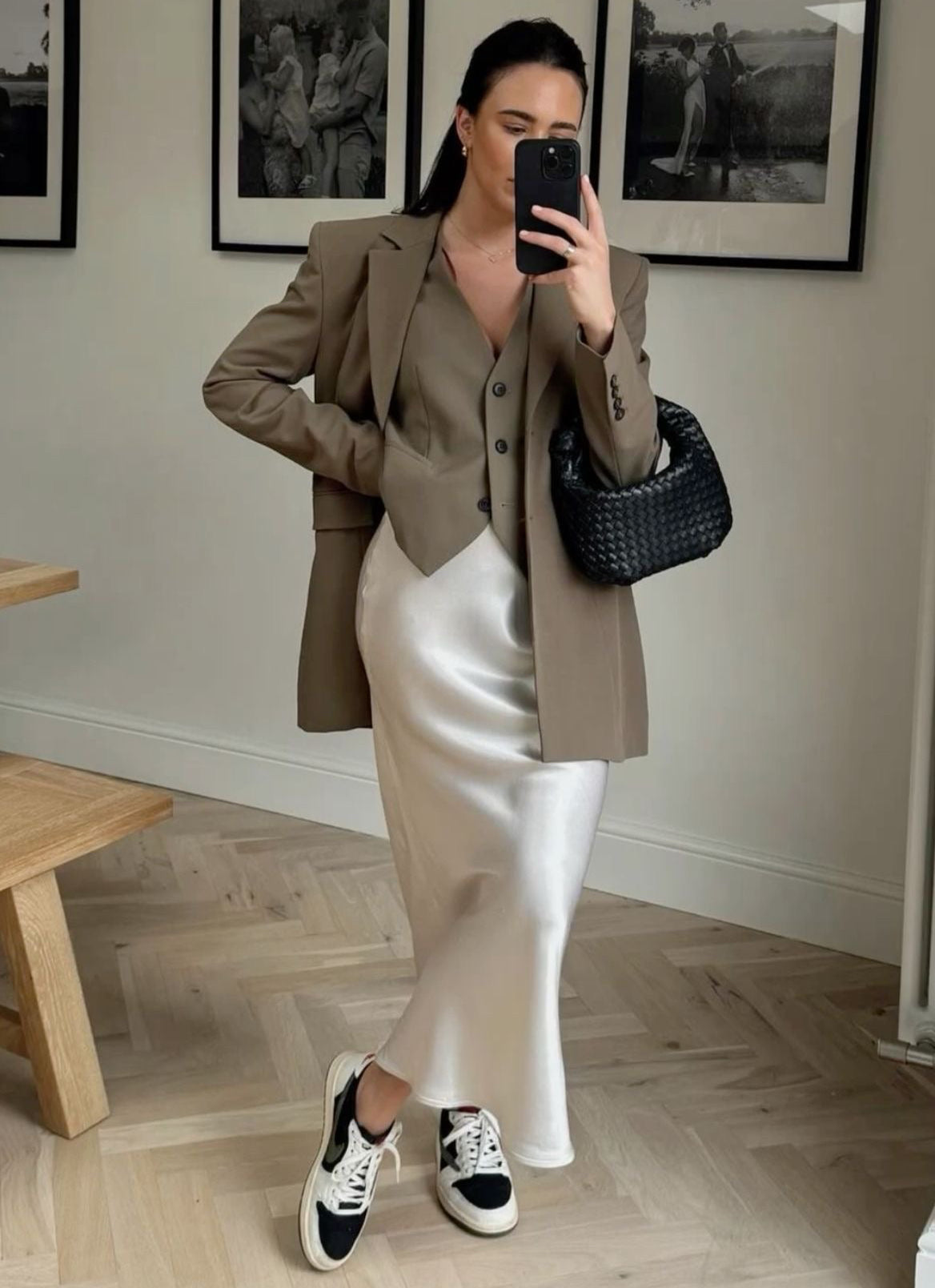 Adrianne | Maxi Rok Satijn Look met Subtiele Glans - Comfy & Luchtig