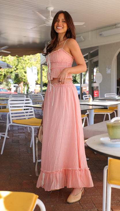 Vivia | Vrouwelijke Flair Maxi Rok