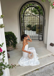 Arela | Beige Leren Handtas – Luxe Design Schoudertas