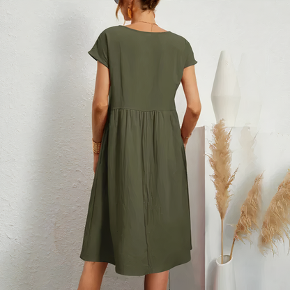 Noï | Midi Zomerjurk met Zakken