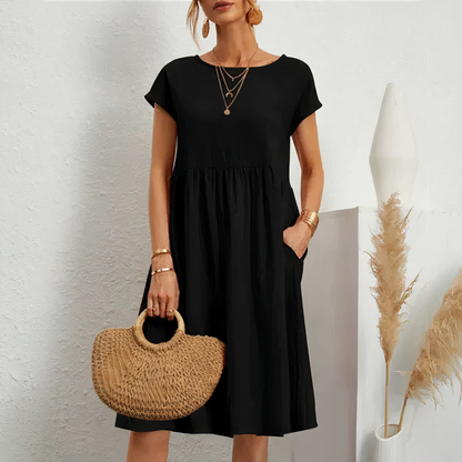 Noï | Midi Zomerjurk met Zakken