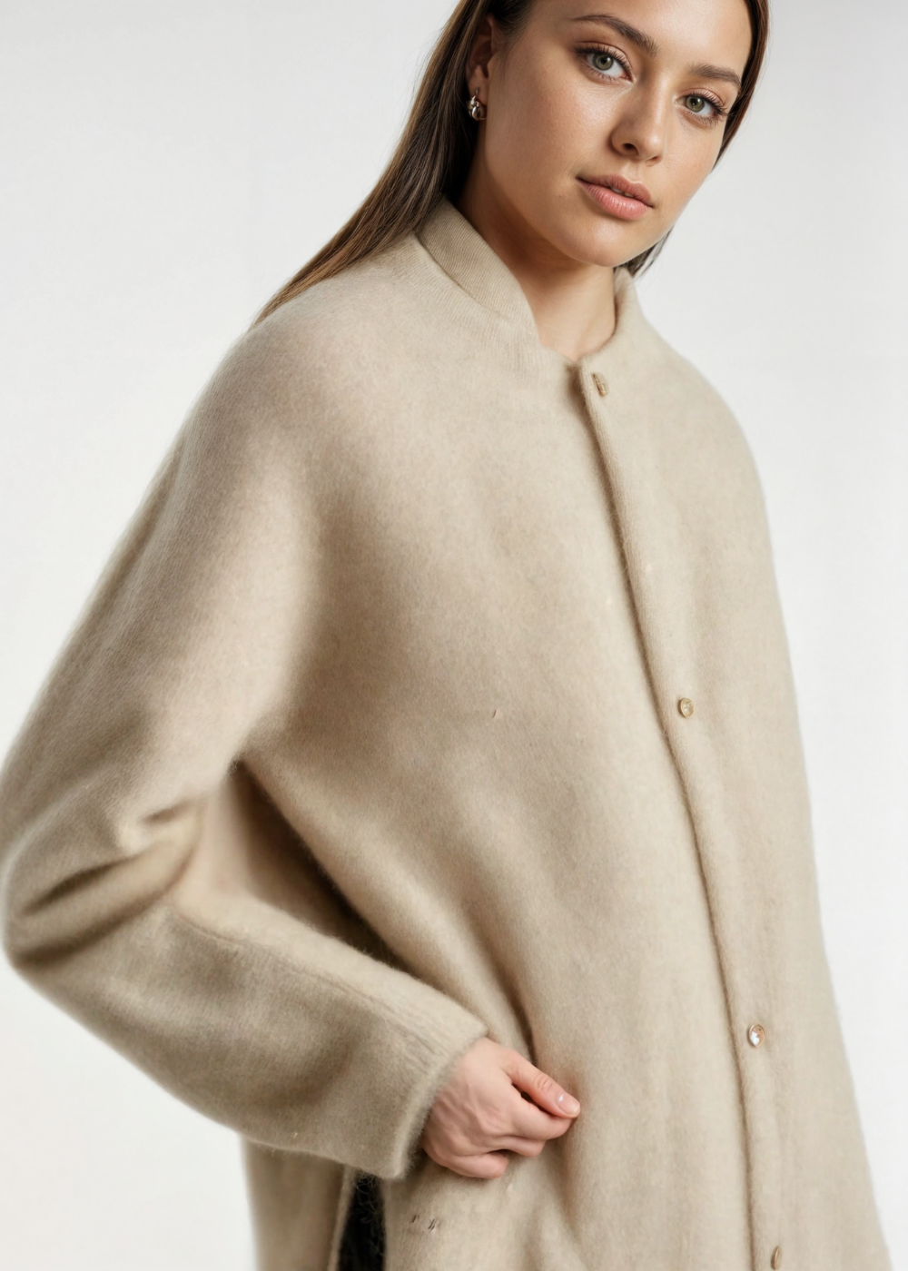 Nelma | Stijlvol Vest van Zachte Stof Dames - Comfortabele Open Cardigan