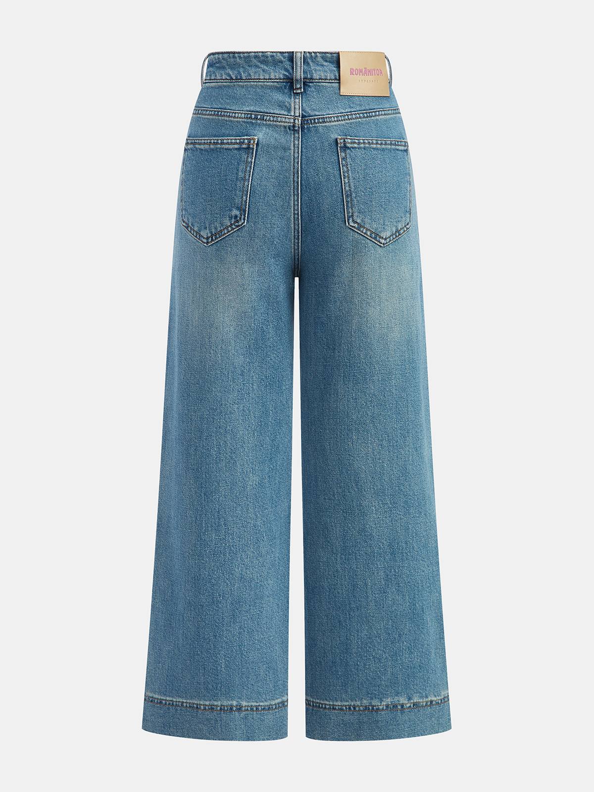 Jade | Dames Flared Broek - Hoge Taille Denim met Wijde Pijpen 1