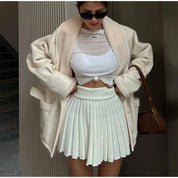 Jade | Dames Kort Jasje - Getailleerd Met Riem, Stijlvol voor Winter 5