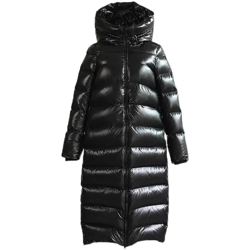 Jolene | Lange Puffer Winterjas Dames - Modern en Functioneel, Hoogwaardige Donsvulling