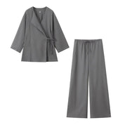 Jazz | Dames Co-ord Set – Wikkel Kimono & Broek Outfit