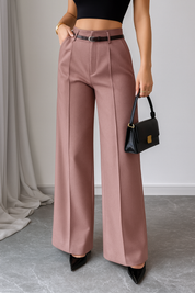 Jolan | High Waist Straight Leg Broek Dames – Regular Fit