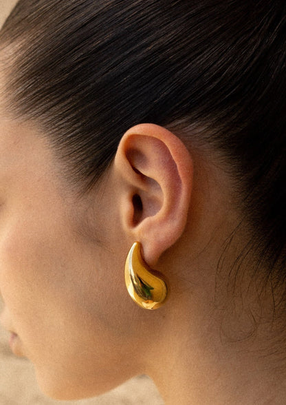 Sloane | Gouden Oorbellen Dames – Edelstaal & Hypoallergeen