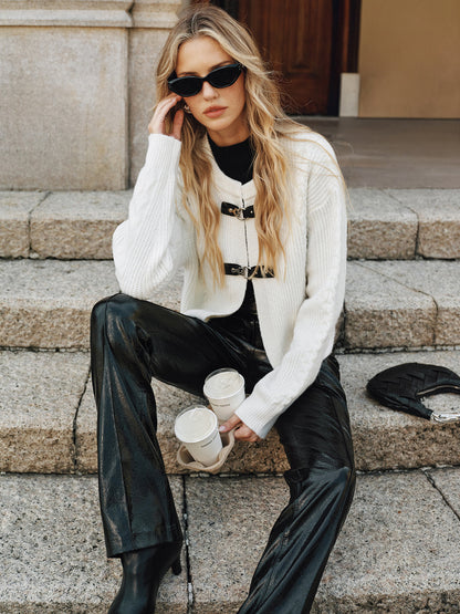 Iona | Stijlvol Dames Vest met Trendy Gespsluiting