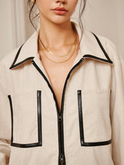 Faith | Trendy Jas met Dubbele Rits voor Dames - Comfortabel en Stijlvol