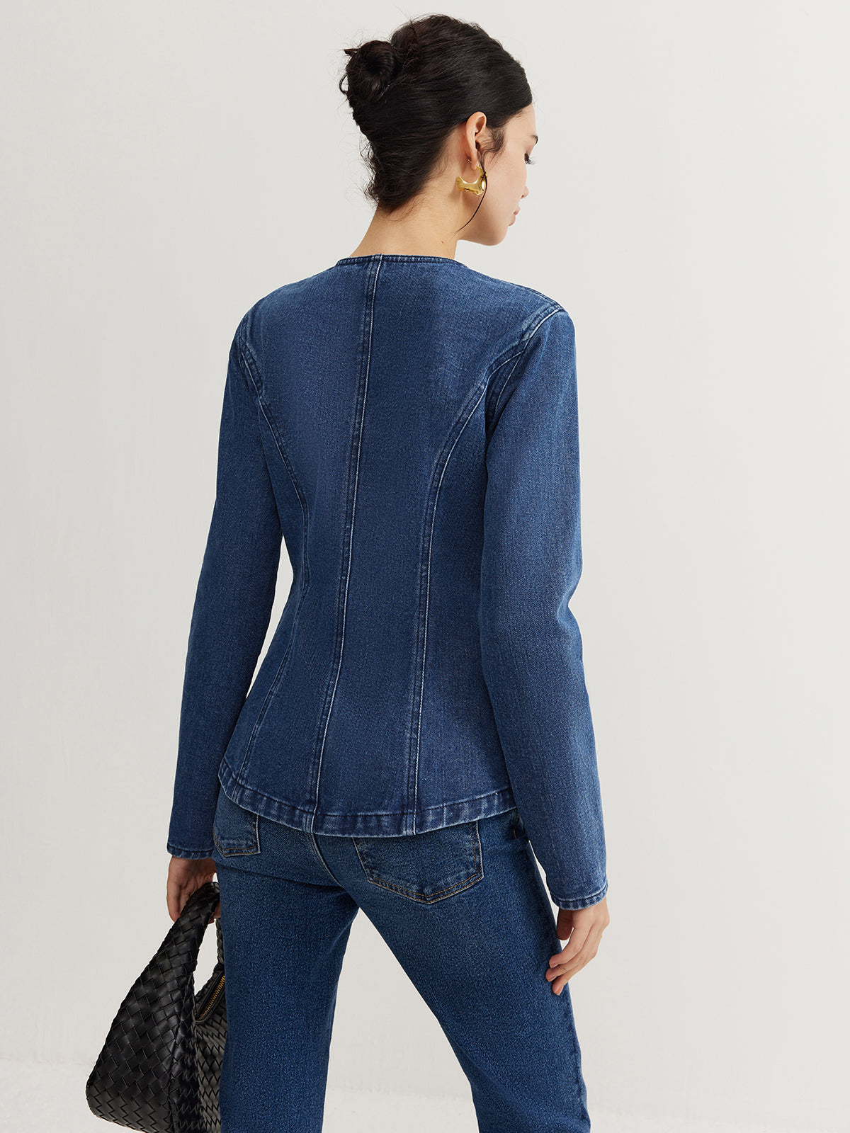 Kalya | Dames Denim Jasje - Slim Fit