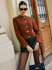 Arigassi | Casual Tweed Donsjas voor Dames