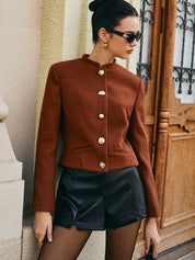 Arigassi | Casual Tweed Donsjas voor Dames