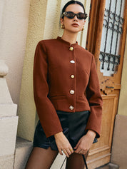 Arigassi | Casual Tweed Donsjas voor Dames