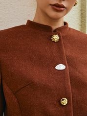 Arigassi | Casual Tweed Donsjas voor Dames