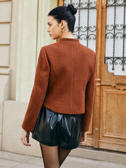 Arigassi | Casual Tweed Donsjas voor Dames