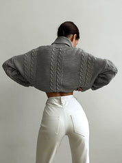 Kora | Cropped Gebreide Coltrui - Casual Comfort