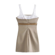 Lana | Dames Jurk - Comfortabele Mini Jurk met Taille Riem, Veelzijdig Ontwerp 1