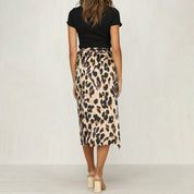 Miloush | Midi Rok met Luipaardprint