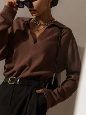 Liene | Elegante Gebreide Sweater - Zacht, Verfijnd en Comfortabel7
