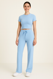 Lila | Tweedelige Loungewear Set Dames | Casual Comfort, Zachte Top en Broek