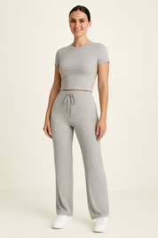 Lila | Tweedelige Loungewear Set Dames | Casual Comfort, Zachte Top en Broek