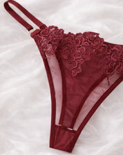 Livia | Dames Lingerie Set - Luxe Bordeaux, Elegant en Comfortabel 3