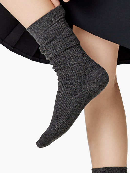 Livia | Dames Rib Structuur Sokken - Comfortabel en Warm