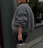 Lola |  Cropped Bomberjack Dames - Trendy Design en Comfortabel
