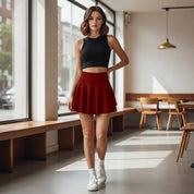 Lolana | Tennisrokje Met Geïntegreerde Short - Comfy, Stijlvol en Sportief