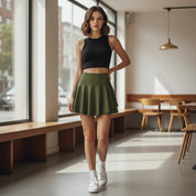Lolana | Tennisrokje Met Geïntegreerde Short - Comfy, Stijlvol en Sportief
