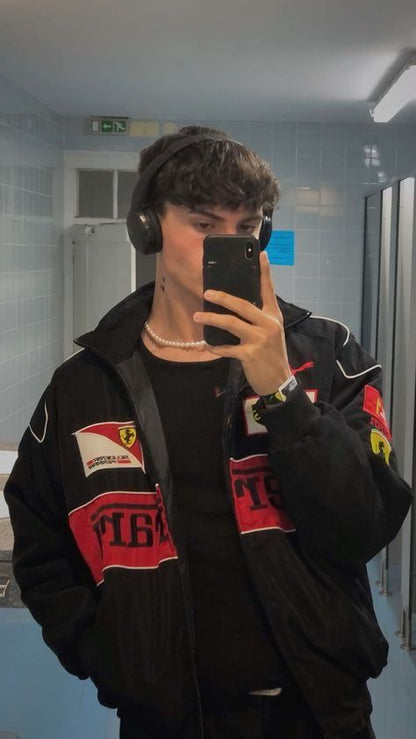 Benia | Vintage Racerjack in Ferrari Stijl