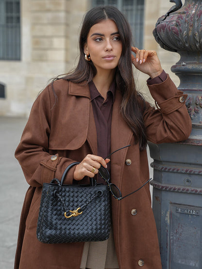 Dorle | Elegante Gevlochten Dames Handtas
