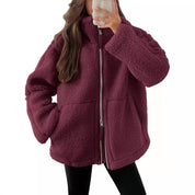 Luma | Fleece Winterjas Dames - Zachte Wol Blend